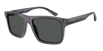 Emporio Armani EA4232 style-color 610687 Transparent Dark Grey / Smoke Lens