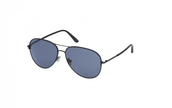 Tom Ford FT0823 style-color 01D Shiny Black / Shiny Black / smoke polarized smoke polarized Lens