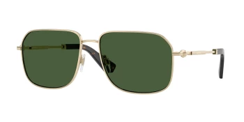 Burberry BE3159 style-color 110971 Light Gold / Dark Green Lens