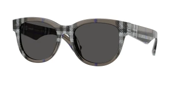 Burberry BE4432U style-color 414787 Check Lichen / Dark Grey Lens
