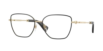 Burberry BE1390 style-color 1326 Light Gold With Black Rim