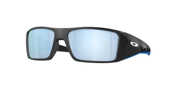 Oakley HELIOSTAT OO9231 style-color 923128 Matte Black / Prizm Deep Water Polarized Lens