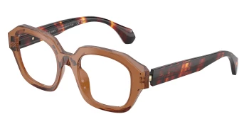 Alain Mikli A03510M style-color 002 Transp Brown / Striped Havana