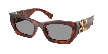 Miu Miu MU 09WS style-color 21C40O Havana Mogano / Grey Lens