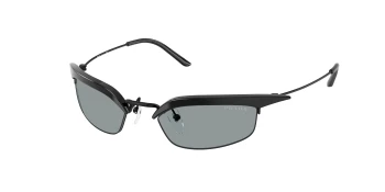 Prada PR B50S style-color 1AB3C2 Black / Dark Grey Lens