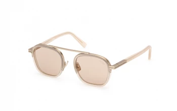 Ermenegildo Zegna EZ0231 style-color 39E Shiny Light Yellow / Shiny Light Yellow / brown brown Lens