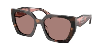 Prada PR 15WSF Asian Fit style-color 23A60B Mauve Tortoise / Light Brown Lens