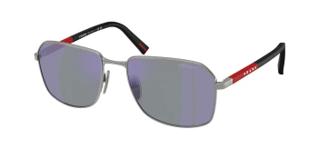 送料関税込◆PRADA プラダ リネアロッサ サングラス PSA51S Prada Linea Rossa PS A51S XL (57 - 18) with Grey lenses and