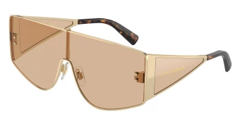 Dolce & Gabbana DG2305 style-color 13655A Light Gold / Light Brown Mirror Flash Gold Lens
