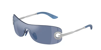 Dolce & Gabbana DX2001 style-color 13641U Matte Silver / Dark Violet Mirror Silver Lens