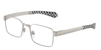 Alain Mikli A02509T style-color 002 Matte Silver / Damier Crystal Black