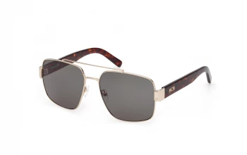 Mcm Worldwide MW0008 style-color 32N Shiny Pale Gold / Dark Havana / green green Lens