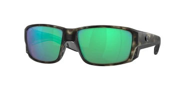 Costa Del Mar 6S9105 TUNA ALLEY PRO 06S9105 style-color 910511 Matte Wetlands / Green Mirror Lightwave Glass Lens