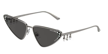 Jimmy Choo JC4001B style-color 300487 Gunmetal / Dark Grey Lens