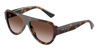 Jimmy Choo JC5027 style-color 500213 Havana / Gradient Brown Lens