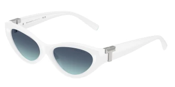 Tiffany TF4225U style-color 83929S Bright White / Azure Gradient Blue Lens