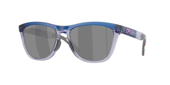 Oakley OO9284 FROGSKINS RANGE 0OO9284 style-color 928416 Matte Transparent Blue / Prizm Black Lens