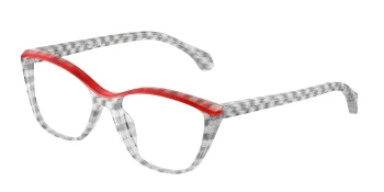 Alain Mikli A03502 style-color 005 New Damier Black White / Rouge