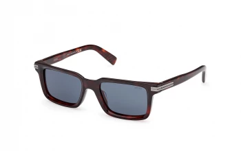 Ermenegildo Zegna EZ0249 style-color 54V Red Havana / Red Havana / blue blue Lens