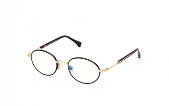 Tom Ford FT5973-B style-color 050 Shiny Dark Brown / Shiny Deep Gold