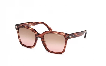 Tom Ford FT0952 style-color 54F Red Havana / Red Havana / gradient brown gradient brown Lens