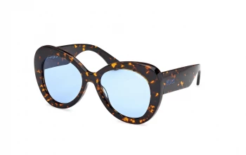Emilio Pucci EP0232 style-color 52V Dark Havana / Dark Havana / blue blue Lens