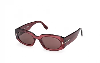 Tom Ford FT1187 Cielle style-color 69E Shiny Bordeaux / Shiny Bordeaux / brown brown Lens