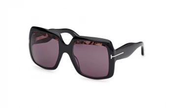 Tom Ford FT1194 Aurora style-color 01A Shiny Black / Shiny Black / smoke smoke Lens