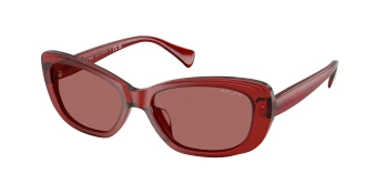 Ralph RA5322U style-color 621069 Shiny Transparent Burgundy / Bordeaux Lens