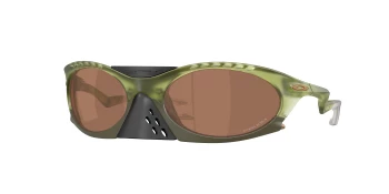 Oakley OO9437 PLANTARIS 0OO9437 style-color 943703 Matte Transparent Fern / Prizm Tungsten Lens