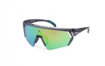 Adidas Sport SP0063 style-color 20Q Matte Grey / Matte Grey / green mirror green mirror Lens