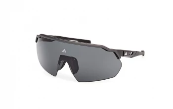Adidas Sport SP0093 style-color 02D Matte Black / Matte Black / smoke polarized smoke polarized Lens