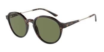 Giorgio Armani AR8160 style-color 50262A Havana / Green Lens