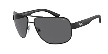 Armani Exchange AX2012S style-color 606381 Matte Black / Grey Polarized Lens
