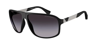Emporio Armani EA4029 style-color 50638G Rubber Black / Gradient Grey Lens