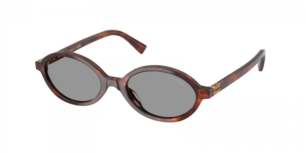 MELU♡ Miu Miu oval acetate havana sunglasses – Eyewear Club
