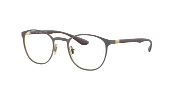 Ray-Ban RX6355 style-color 3158 Dark Grey On Gold