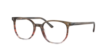 Ray-Ban RX5397 ELLIOT style-color 8251 Striped Brown & Red