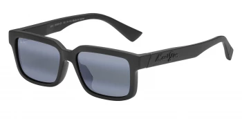 Maui Jim HIAPO ASIAN FIT style-color 655-02 Matte Black / Neutral Grey Lens