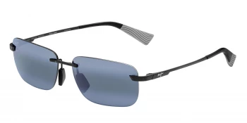 Maui Jim LANAKILA style-color 624-02 Matte Black With Grey / Neutral Grey Lens