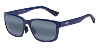 Maui Jim LEHIWA ASIAN FIT style-color 648-03 Shiny Blue / Neutral Grey Lens