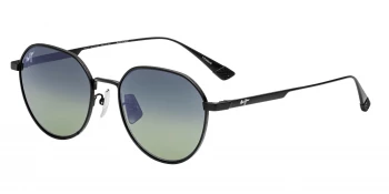 Maui Jim KAULANA ASIAN FIT style-color HTS627-02 Matte Black / Maui HT Lens