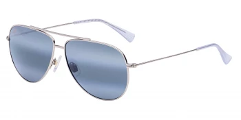 Maui Jim HAU&lsquo;OLI style-color 665-16A Shiny Light Gold With Crystal / Neutral Grey Lens