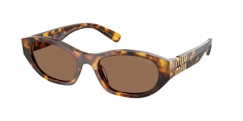 Miu Miu MU A03S style-color 14L60M Honey Havana / Dark Brown Lens