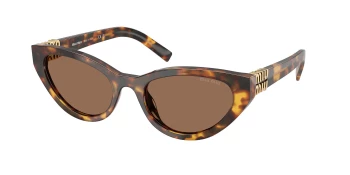Miu Miu MU A04S style-color 14L60M Havana Honey / Dark Brown Lens