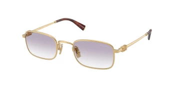 Miu Miu MU A53S style-color 5AK04O Gold / Clear Gradient Dark Grey Lens