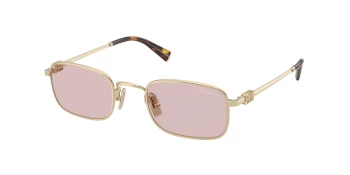 Miu Miu MU A53S style-color ZVN4I0 Pale Gold / Pink Lens