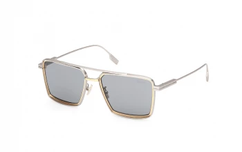 Ermenegildo Zegna EZ0257 style-color 17A Matte Palladium / Matte Palladium / smoke smoke Lens