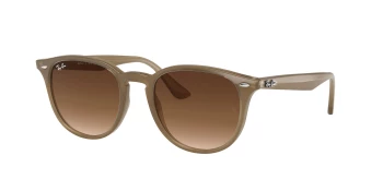 Ray-Ban RB4259F Asian Fit style-color 616613 Beige / Brown Gradient Lens