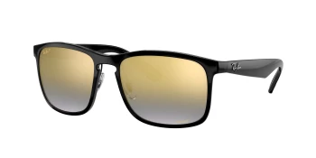 Ray-Ban RB4264 style-color 601/J0 Black / Blue Mirror Gold Gradient Chromance Lens